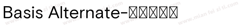 Basis Alternate字体转换